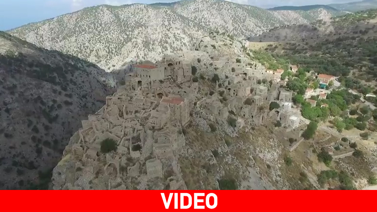 Χίος: Η μοναδικότητα του Αναβάτου από ψηλά