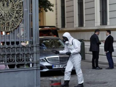 Τουρκία: Δεν υπάρχουν ίχνη άνθρακα στη σκόνη που εστάλη σε προξενεία