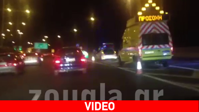 Τροχαίο στην Εθνική Οδό – Αυξημένη κίνηση