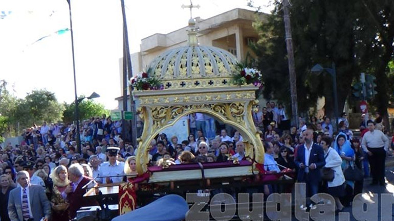 Παρατείνεται η παραμονή του ιερού λειψάνου της Αγίας Βαρβάρας έως τη Δευτέρα 1η Ιουνίου Παρατείνεται η παραμονή του ιερού λειψάνου της Αγίας Βαρβάρας έως τη Δευτέρα 1η Ιουνίου