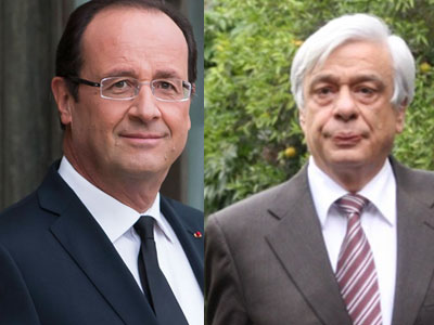 Συγχαρητήριο μήνυμα του Ολάντ στον Προκόπη Παυλόπουλο