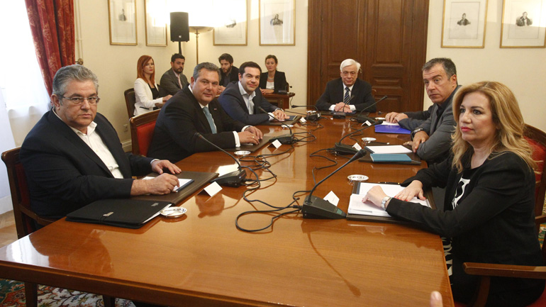 Η ανακοίνωση της Προεδρίας για το κοινό ανακοινωθέν των πολιτικών αρχηγών