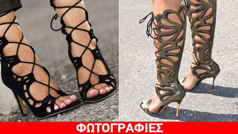 Lace-Up Sandals: Τα πιο in παπούτσια της νέας σεζόν!