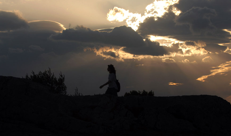 Απόγευμα στον λόφο του Φιλοπάππου