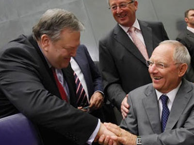 Τετ α τετ Βενιζέλου-Σόιμπλε στο Βερολίνο Τετ α τετ Βενιζέλου-Σόιμπλε στο Βερολίνο