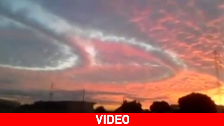 Μυστηριώδης σχηματισμός στον ουρανό της Τυνησίας