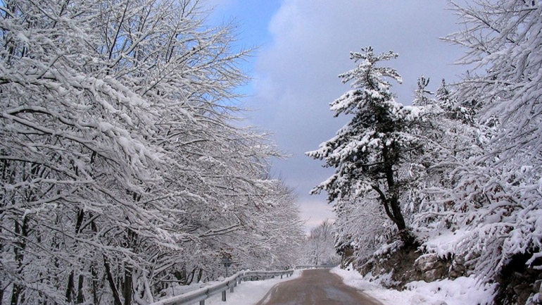 Χειμωνιάτικο τοπίο στη Βόρεια Ελλάδα