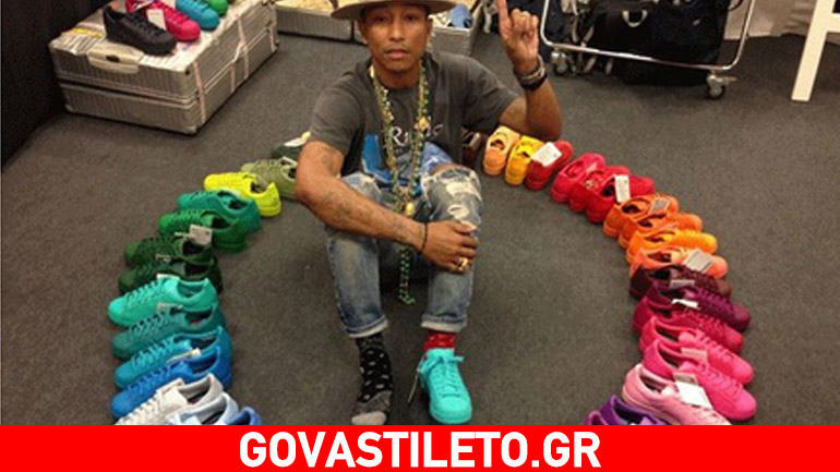 O Pharrell Williams «χρωματίζει» την Adidas