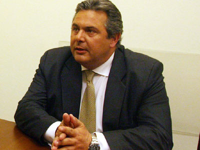 Με τον Γενικό Γραμματέα του ΝΑΤΟ θα συναντηθεί ο Πάνος Καμμένος