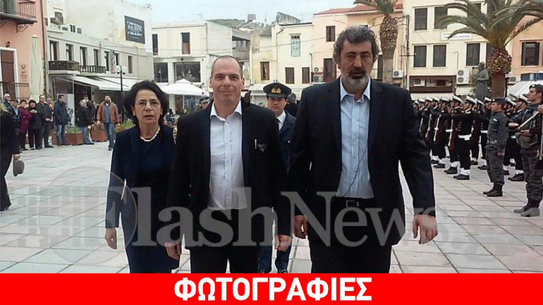 Στα Χανιά Βαρουφάκης – Θεοδωράκης για τον εορτασμό της εθνικής επετείου