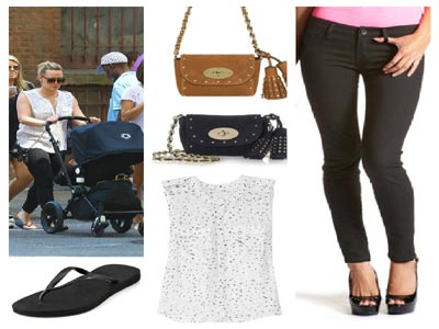 Η Hilary Duff κρατάει Mulberry τσάντα