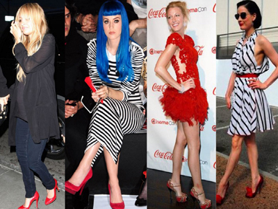 Κόκκινα παπούτσια: Η Νο1 επιλογή των celebrities