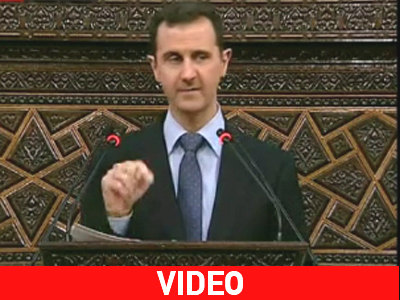 Σχέδιο καταστροφής κατά της Συρίας, καταγγέλλει ο Άσαντ Σχέδιο καταστροφής κατά της Συρίας, καταγγέλλει ο Άσαντ