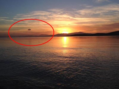 Ένα ιπτάμενο αντικείμενο στα Στύρα προκαλεί ερωτήματα Ένα ιπτάμενο αντικείμενο στα Στύρα προκαλεί ερωτήματα