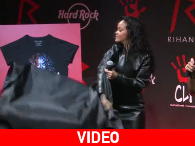 H Ριάνα και τα μπλουζάκια για φιλανθρωπικό σκοπό