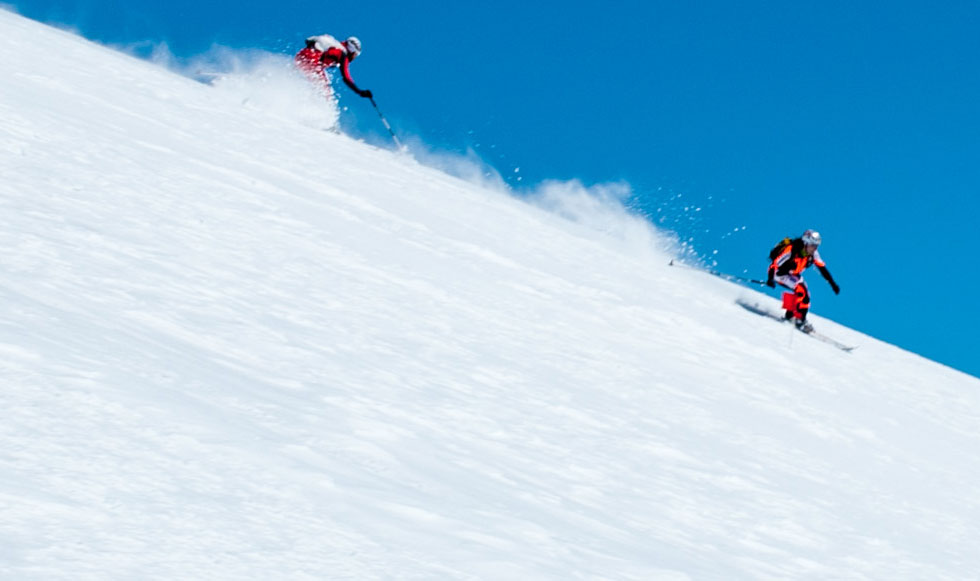 Σκι πάνω από τα σύννεφα!