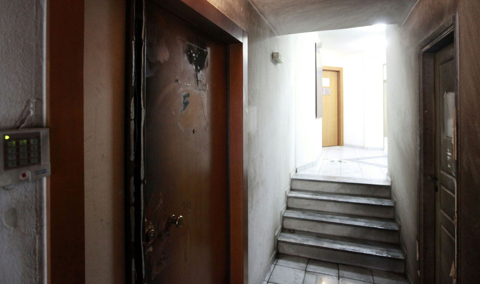 Eμπρησμός στο Ινστιτούτο Εργασίας