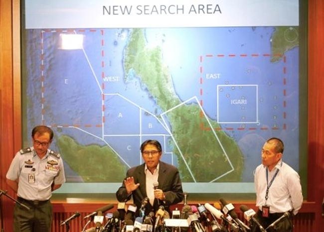 Η περιοχή όπου εκτείνονται οι έρευνες