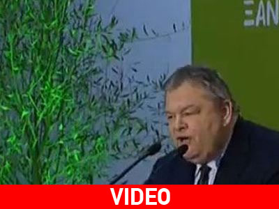 H κεντρική προεκλογική ομιλία Βενιζέλου στην εκδήλωση της «Ελιάς»