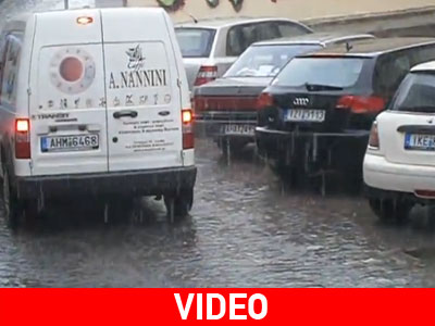 Ανοιξιάτικη νεροποντή στην Ξάνθη!