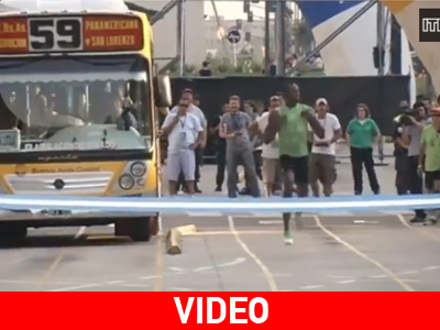 Mπολτ Vs λεωφορείου Mπολτ Vs λεωφορείου