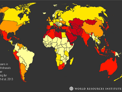 Ο χάρτης της λειψυδρίας-Στο «κόκκινο» η Ελλάδα