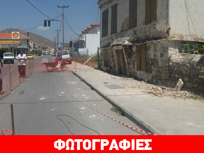 Φωτορεπορτάζ από τις ζημιές στη Λήμνο