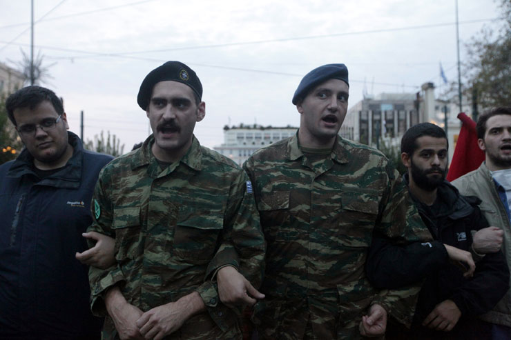 Φαντάροι συμμετείχαν στην πορεία