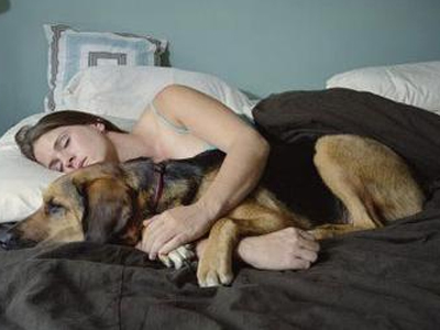 Αγκαλιά με τα κατοικίδια κοιμούνται στην Αυστραλία!