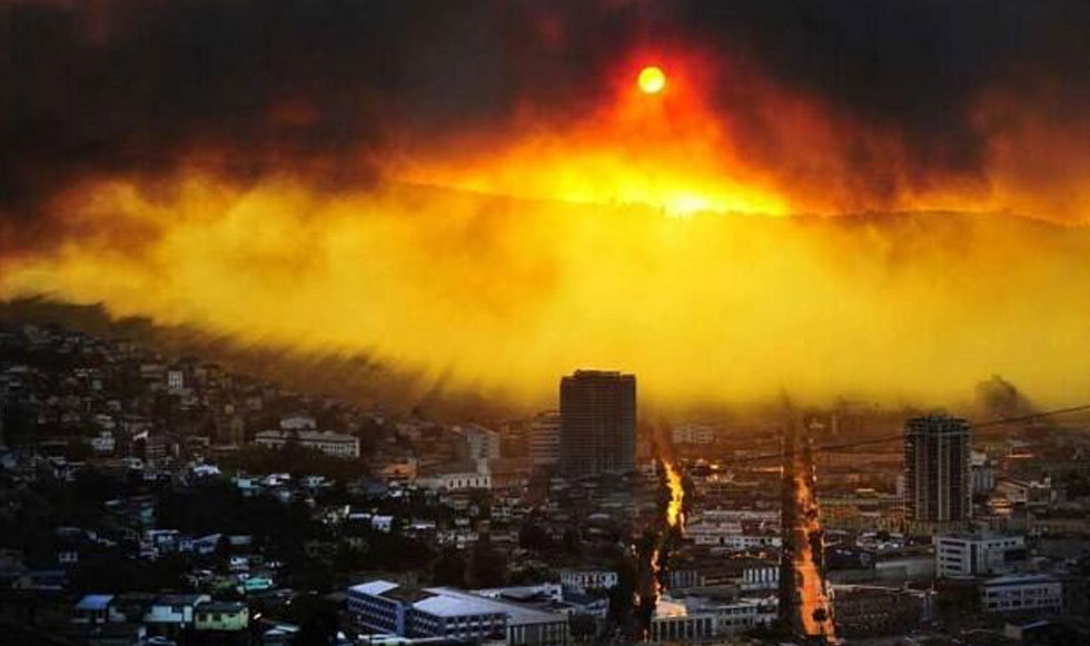 Πύρινη λαίλαπα στη Χιλή