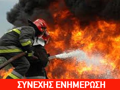 Υπό μερικό έλεγχο η πυρκαγιά στην περιοχή του Σκαραμαγκά