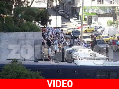 Επεισόδια κατά την άφιξη των χρυσαυγιτών στο Εφετείο – Tρεις τραυματίες