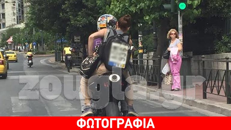 Κυκλοφορεί με την πινακίδα στην… πλάτη!