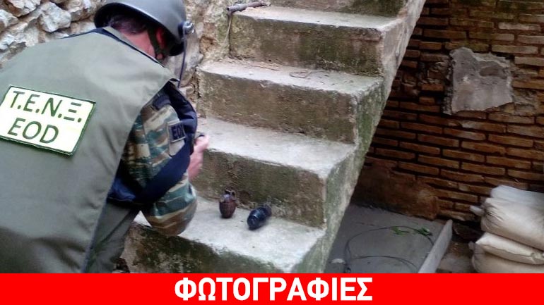 Πυροτεχνουργοί του Στρατού εξουδετέρωσαν χειροβομβίδες που βρέθηκαν σε Αττική και Έβρο