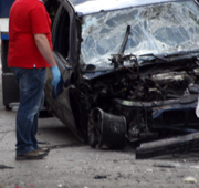 Το Ι.Χ. καταστράφηκε ολοσχερώς