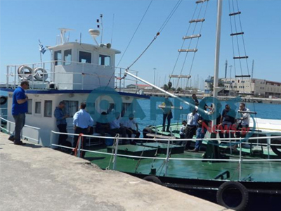 Έλεγχοι για θαλάσσια ρύπανση από το ναυάγιο