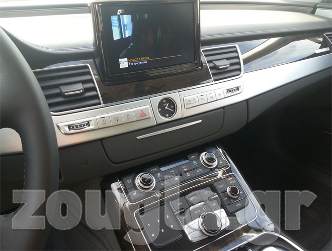 Η κεντρική κονσόλα του Audi