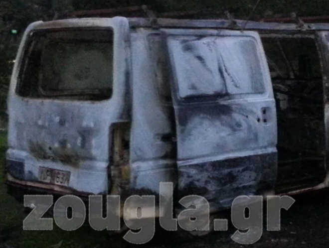 To βαν που χρησιμοποίησαν οι δράστες