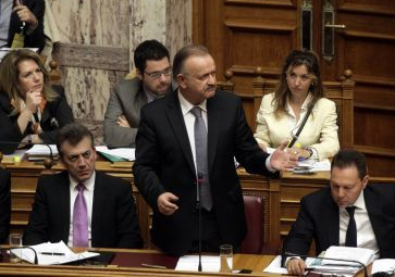 Ο Δ. Σταμάτης με τον Γιάννη Στουρνάρα