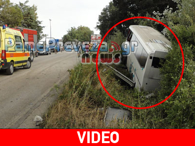 Σύγκρουση λεωφορείου με Ι.Χ.-ένας νεκρός Σύγκρουση λεωφορείου με Ι.Χ.-ένας νεκρός