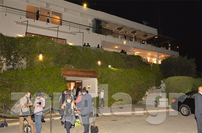 Ο χώρος όπου διεξήχθη το πάρτι