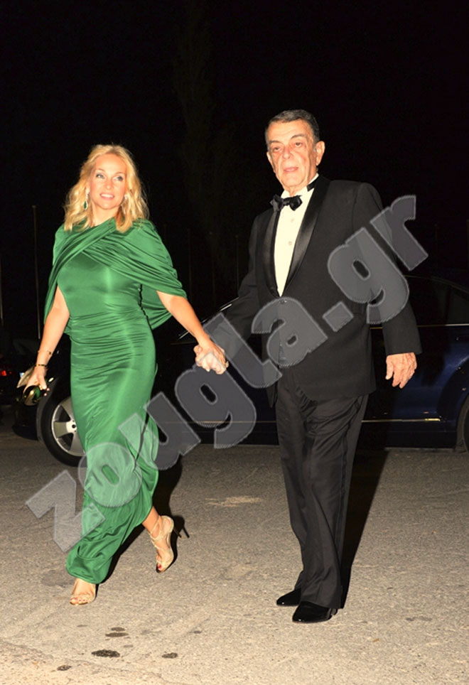 O M. Kυριακού και η σύζυγός του Μαρί