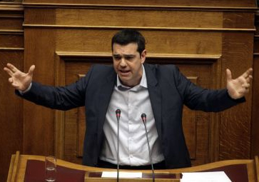 Ο Τσίπρας στη Βουλή
