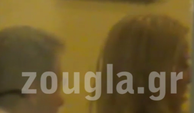 Η Ρένα Δούρου με συνεργάτη της