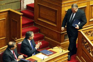 Χειροκρότημα Σαμαρά για τον Βενιζέλο