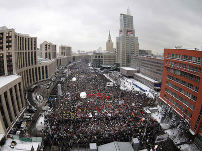Ρωσία: 30.000 διαδηλωτές υπέρ του Πούτιν