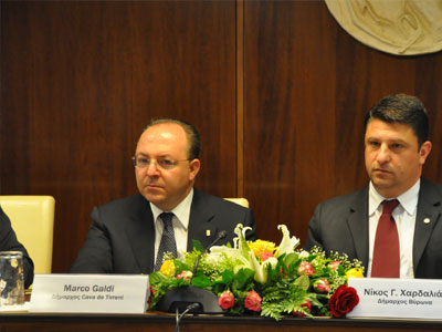 Επίτιμος δημότης Βύρωνα ο Marco Galdi