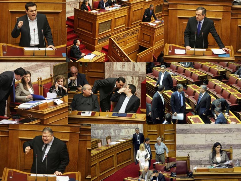 Στιγμιότυπα από τη Βουλή, φωτό: Eurokinissi, Zωντανός Αλέξανδρος