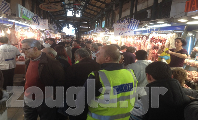 Φωτό: Το ΣΔΟΕ στη Βαρβάκειο