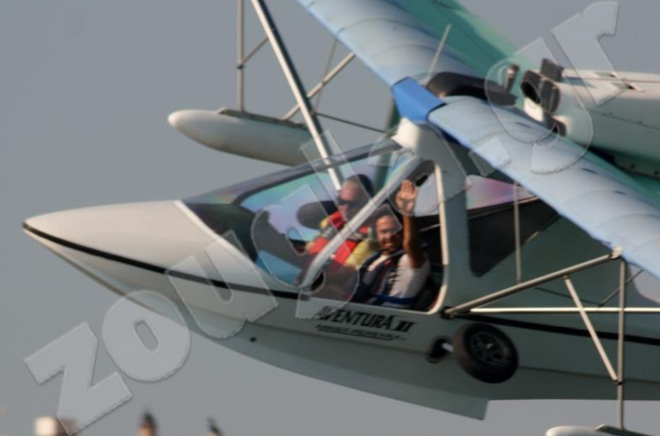 Oι δύο φίλοι στο μοιραίο αεροσκάφος